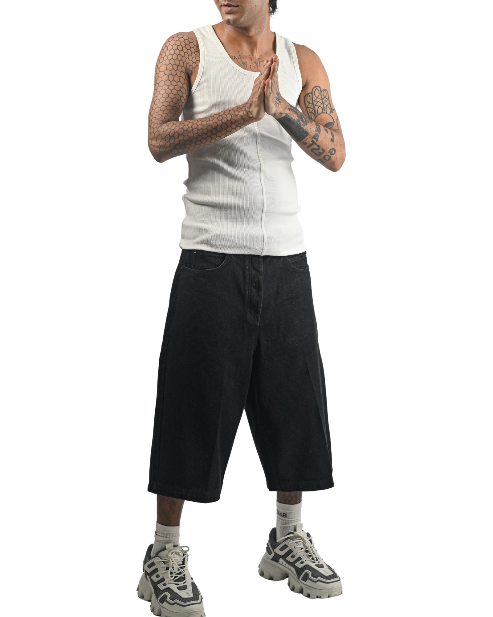 Men's denim shorts